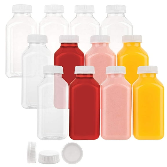 48 Pack Disposable Plastic Bottles-12 oz Containers | for Water