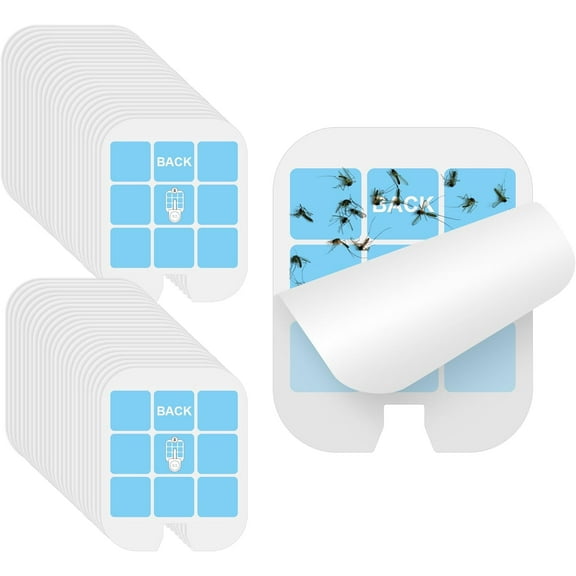 48 Pack Fly Traps Refills Glue Boards Compatible with Home
