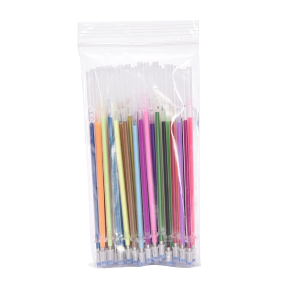 48 Pack Glitter Marker Pens,0.8mm Smooth Writing for Crafting,for Random Color Glitter Gel Pen,Hecnuo