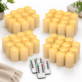 Command Candles 48-Pack LED Candles with Remote Control, 3 Sizes for Home, Parties ...