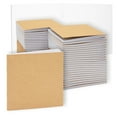 thumbnail image 1 of 48 Pack Mini Blank Books - Bulk Sketchbooks, Kraft Paper Notebooks for Office, Party Favors, Travel Writing (4x4 In), 1 of 10