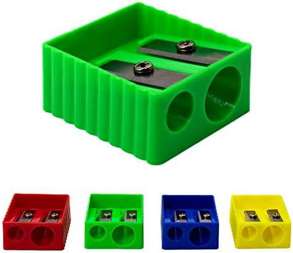 48Pack Of 2 Hole Pencil Sharpeners Bulk School Supplies Bundle