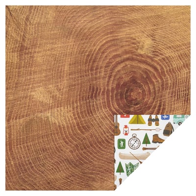 Recollections Outdoors Double-Sided Cardstock Paper, 12" x 12", 48 Pack