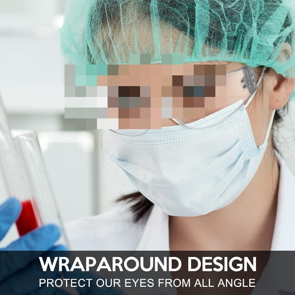 48 Pack Safety Glasses Bulk Clear Safety Goggles Black Tinted Eye Protection Glasses Anti Dust Impact Scratch Resistant Protective Eyewear for Men Women Work Lab Construction Carpentry Shooting$$