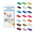thumbnail image 1 of (48 Pack) White Premium Rectangle Heavy-Duty Plastic Table Covers (Reusable), 1 of 6