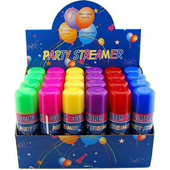 48 Pack Wholesale Lot: Party Crazy String Streamer Spray Cans Wholesale Lot$$Electronics Accessories