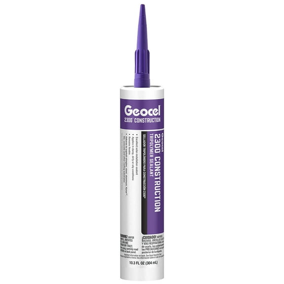 48-Pack of 10.3 Oz. Geocel GC66901 White 2300 Construction Tripolymer Sealant