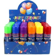 48 Pack of Party Streamer Spray String in a Can Childrens Kids Party Supplies,Birthday Party,New Year Party,Celebration, Perfect for Parties/Events