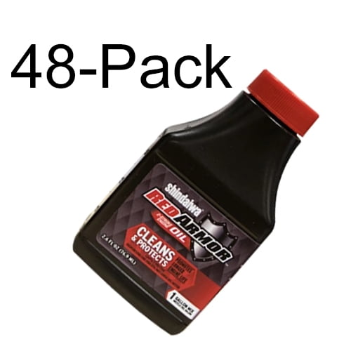 Shindaiwa Red Armor 2-Stroke Engine Oil, 48 Pack, 2.6 oz