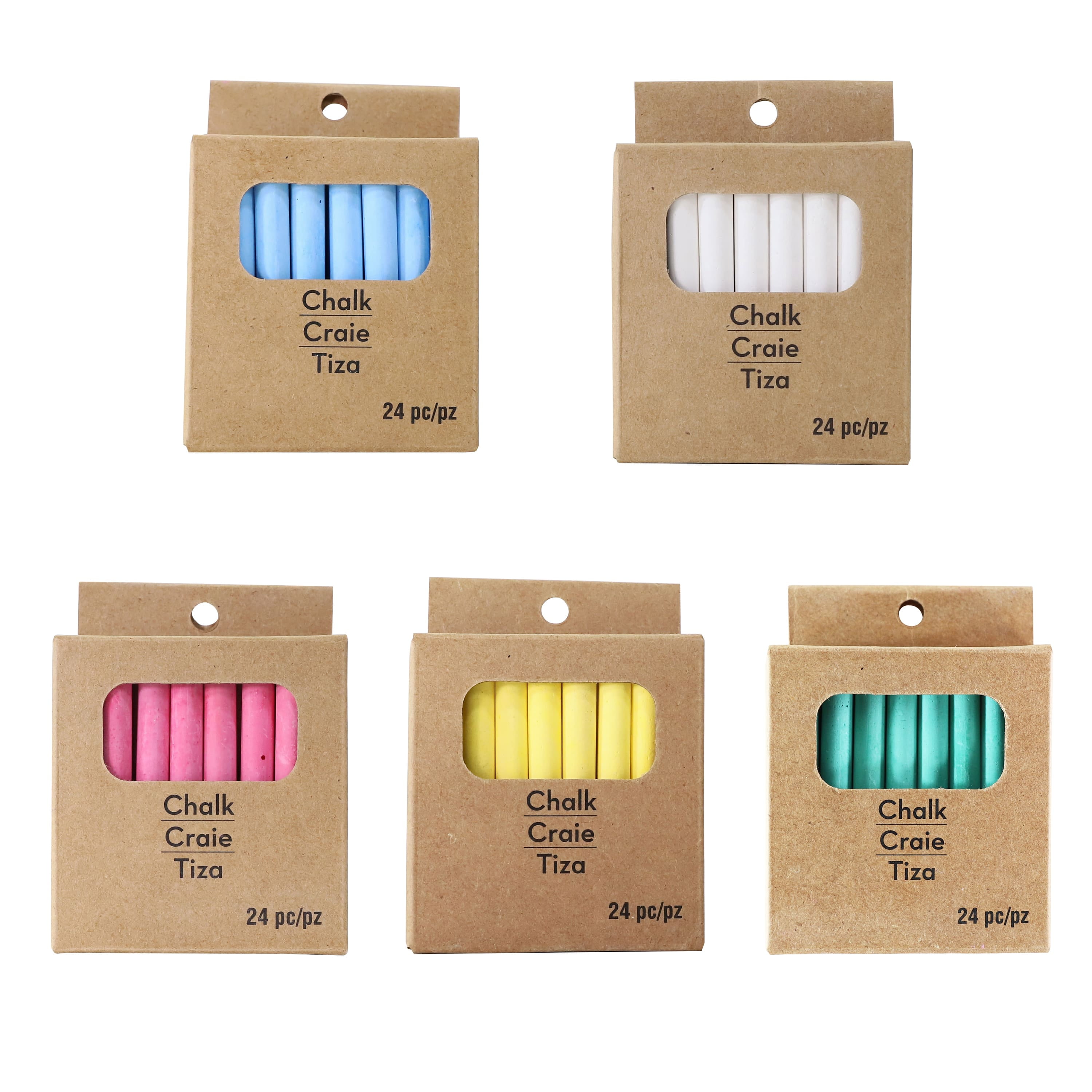 Crayola Drawing Chalk , 24-Colored Chalk Sticks , 9-packs= 216