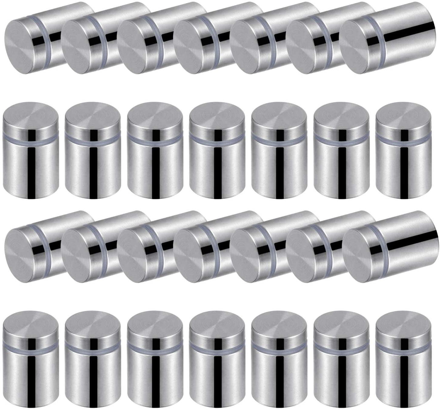 48 Packs Sign Standoff Screws Advertising Screws Stainless Steel Wall ...