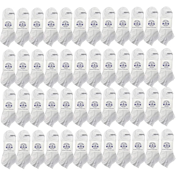 48 Pair Low Cut Socks Thin Comfortable Lightweight Breathable Wholesale Bulk Sport Socks