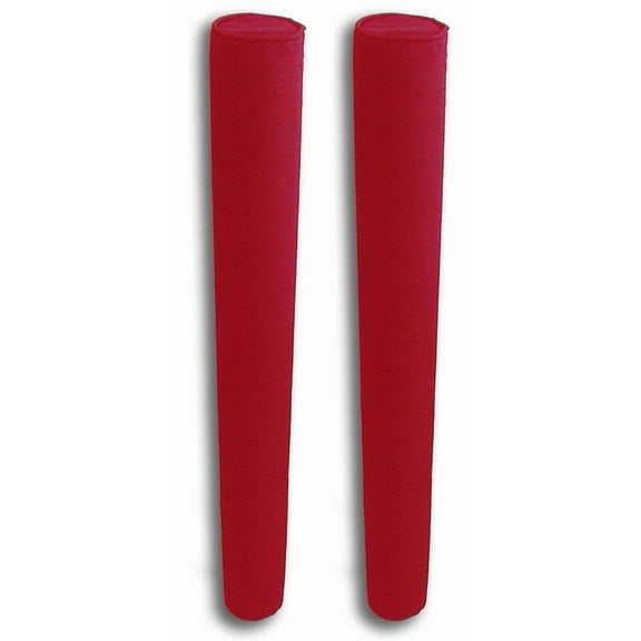 Mad Dog Products 48" Pair of Red Boat Trailer Guide Pole Pad with Capped Ends - Made In USA