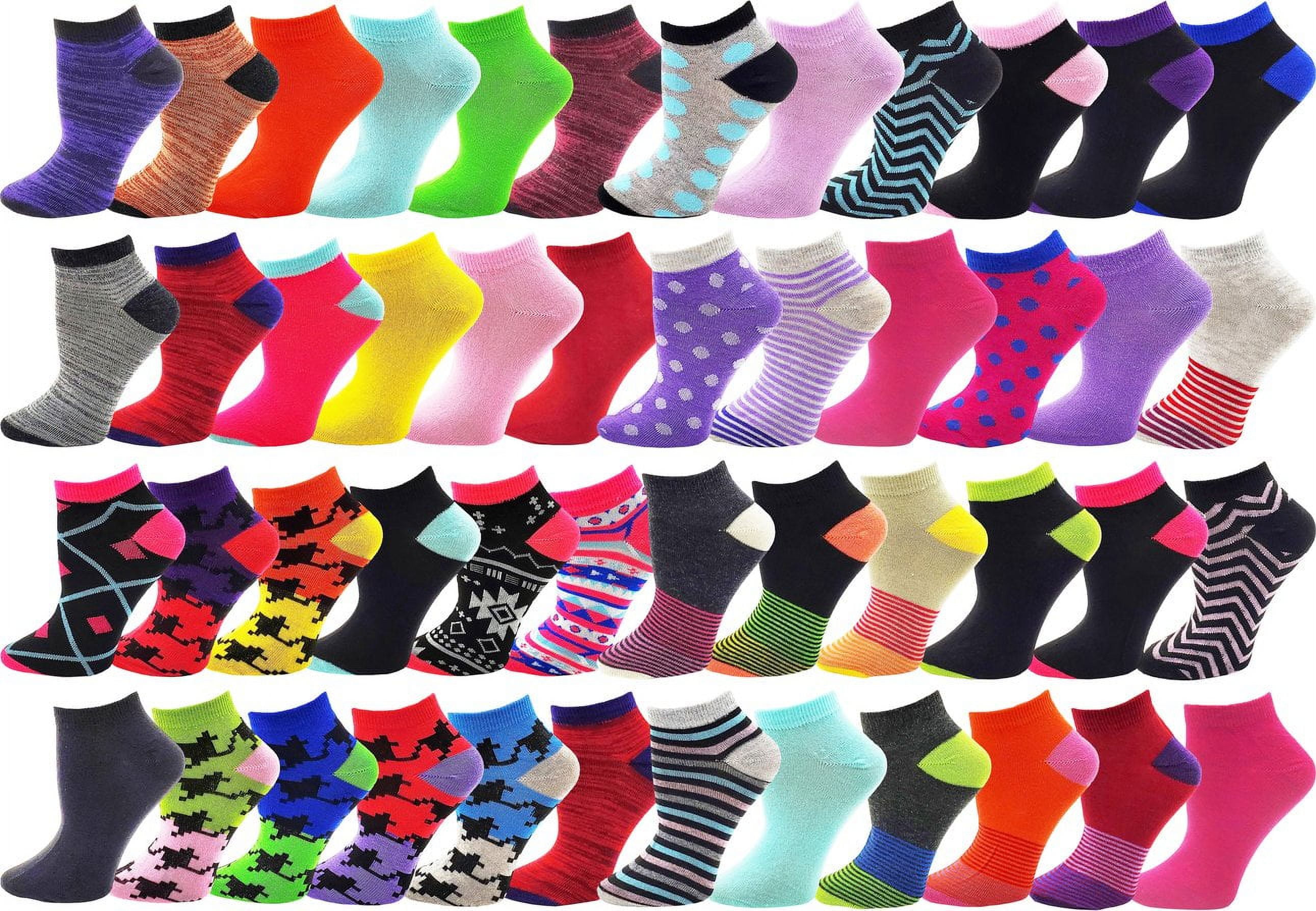 48 Pairs Ankle Socks for Women, Thin Low Cut Comfortable Lightweight Breathable Athletic