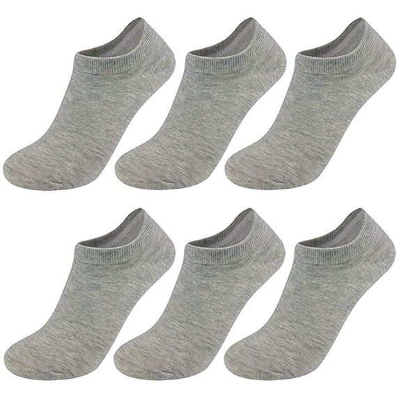 48 Pairs Of Yacht & Smith Bulk Womens Ankle Socks Low Cut Ankle Socks Size 9-11 (Gray)