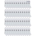 thumbnail image 1 of 48 Pairs Of Yacht & Smith Men Wholesale Cotton Sport Athletic Mid Ankle Socks Bulk Case Pack Size 10-13 (White), 1 of 4