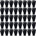 thumbnail image 1 of 48 Pairs Winter Magic Gloves, Wholesale Bulk Warm Brushed Interior, Stretchy Assorted Mens Womens (Black), 1 of 2