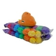 thumbnail image 1 of 48 Pc Plastic Egg Hunt with Peeps Chick Plush Fillable Easter Party Pack Colorful Pastel Surprise 2.5 Inch, 1 of 7