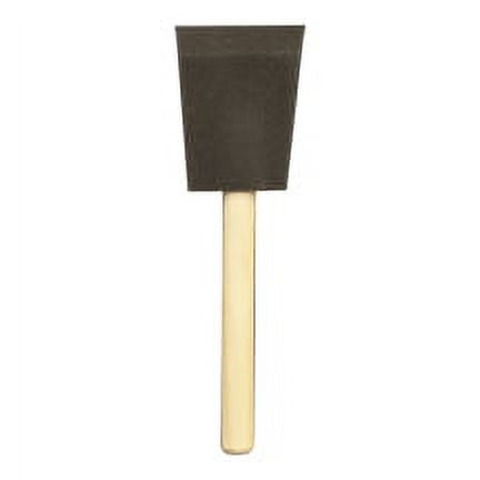 48 Pcs 2" Foam Brushes Wooden handles