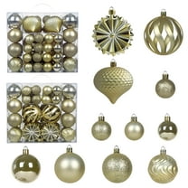 48 Pcs Assorted Christmas Ornament Sets Shatterproof Christmas Balls Xmas Tree Hanging Balls for Holiday Tree Wedding Party Home Decor