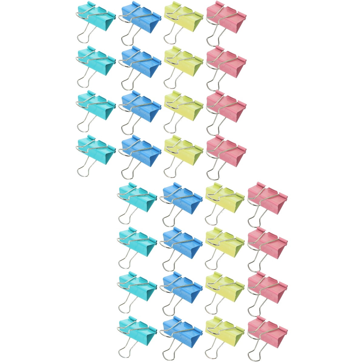 48 Pcs Binder Clips Holder Swallowtail Oversized Marcapaginas Libros Stainless Steel Student Office