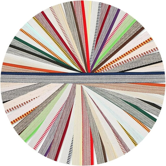 48 Pcs Book Binding Headbands Endbands, 24 Colors 30 cm Long Cotton Book Headband Book Binding Set for Bookbinding Book Decor