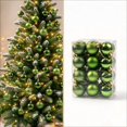thumbnail image 1 of 48 Pcs Christmas Ball Ornaments 1.18 in Shatterproof Plastic Hanging Baubles Mixed Shiny Glitter Mini Xmas Tree Decorations for Holiday Home Wreath Party Decor, 1 of 8