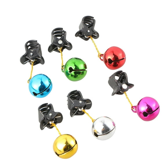 VERDANVERSE Baubles For Beards Christmas Beard Bell Clip Plastic 48Pcs Assorted Color
