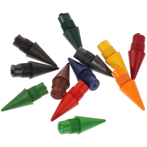 48 Pcs Coloured Pencils Color No-sharpening Tips Replaceable Refills Inkless Infinite Accessory Pupils
