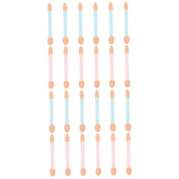 48 Pcs Disposable Eyeshadow Sponges Foam Eyeshadow Applicators Eyeshadow Dual Sided Eyeshadow Brush Eye Makeup Eyeshadow Sponge Applicators Double Sided Miss Stick