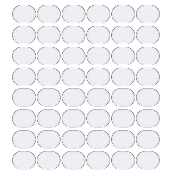 48 Pcs Drum Dampeners Gel Pads Silicone Drum Silencers Soft Drum Dampener Drum Mute Pads Dampening Gel Pad(Transparent)