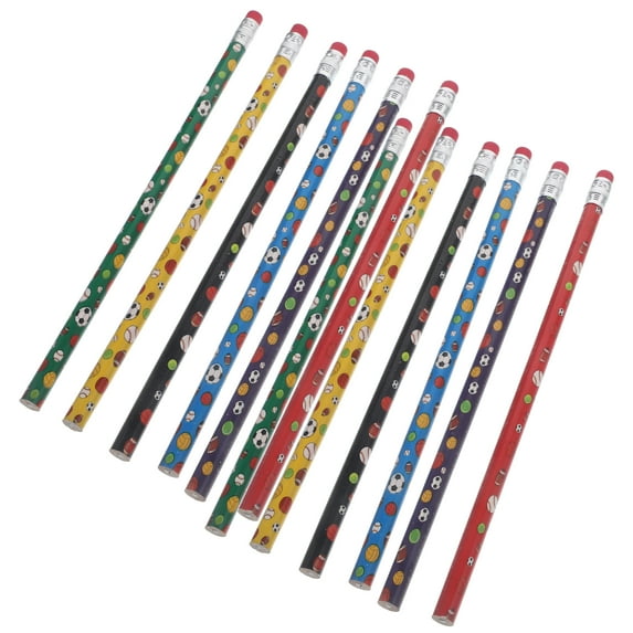48 Pcs Football Pencil Sports Pencils for Painting Writing Gifts Office Drawing Tool