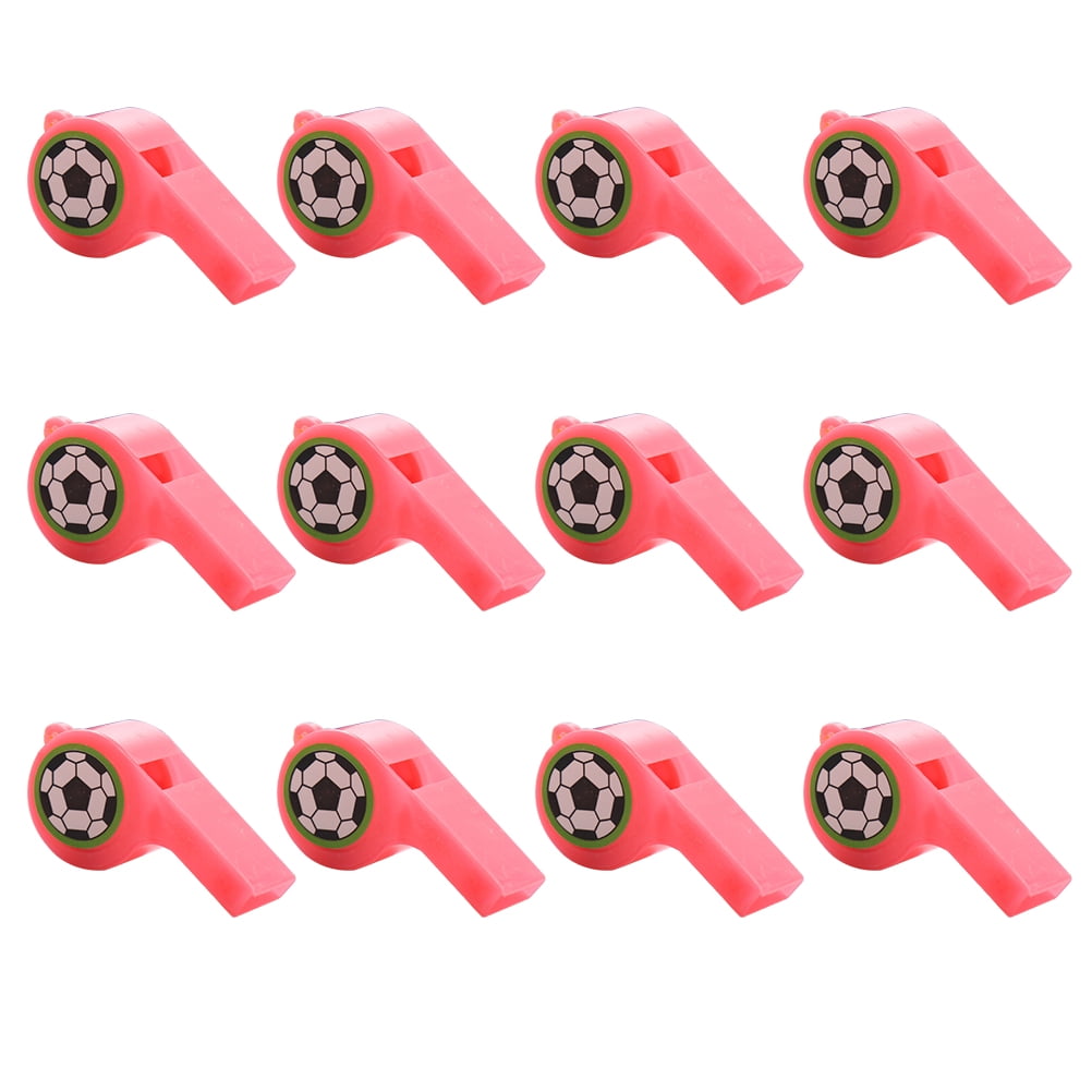 48 Pcs Football Whistle Plastic Whistles Soccer Cheering Kid Toys Bulk