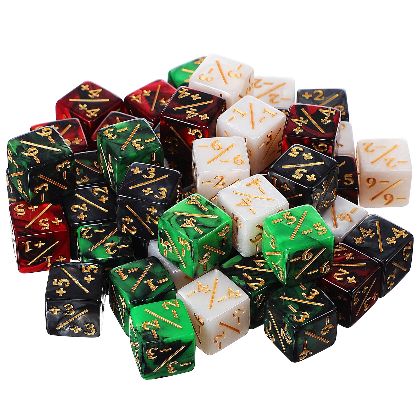 48 Pcs Game Dices Counter Dice Math Learning Dice Kids Learning Dice ...