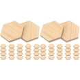 thumbnail image 1 of 48 Pcs Hexagon Floor Dollhouse Wall Boards Wallpaper Assembled, 1 of 6