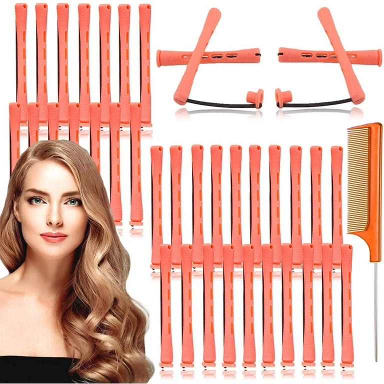 48 Pcs Perm Rods for Natural Hair,Perm Rods Set Cold Wave Rods,Hair Roller Curler Perm Rods for Long Hair,Perming Rods Hair Curlers for Short Hair