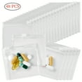 thumbnail image 1 of 48 Pcs Pill Pouch Bags Zippered Pill Pouch Set Reusable Translucent Medicine Organizer Self Sealing Medicine Bag Travel Plastic Pill Bags with Slide Lock Pill Baggies for Pills, 1 of 7