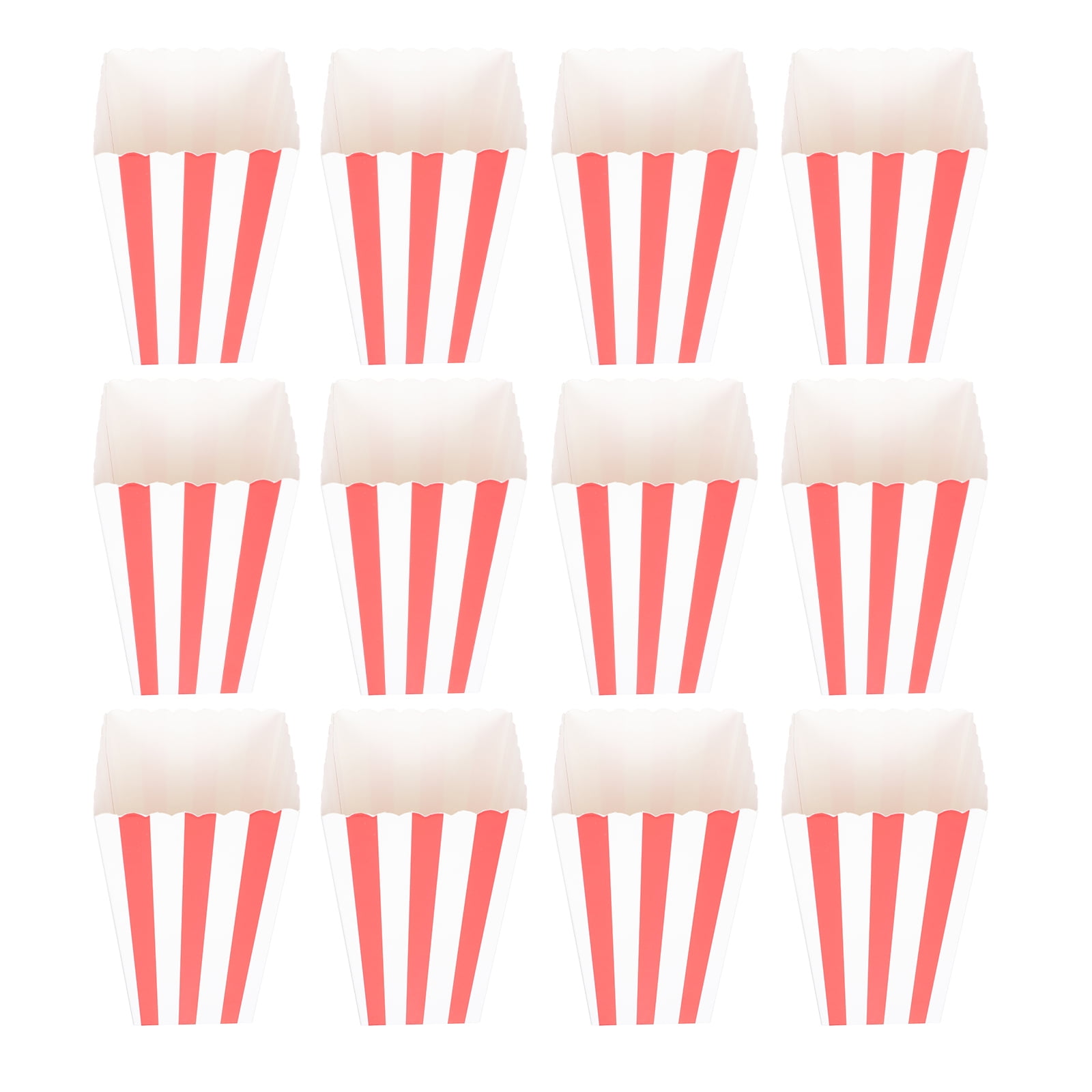 48 Pcs Popcorn Box French Fries Popcorn Container Fried Chicken Paper Bucket Popcorn Buckets