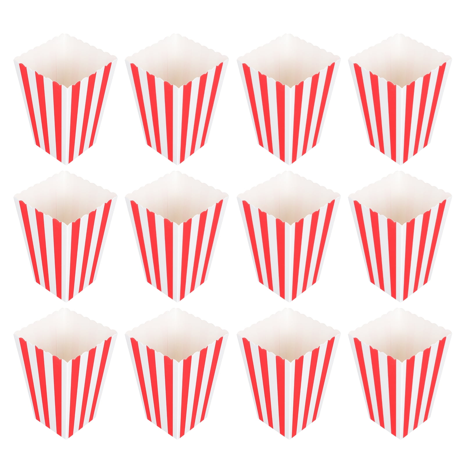 48 Pcs Popcorn Box French Fries Popcorn Containers Movie Night Cardboard Food Containers Popcorn