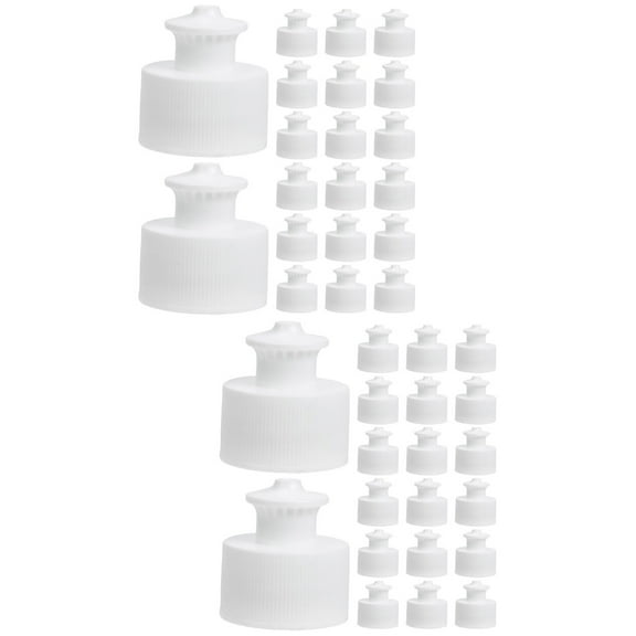 48 Pcs  Replaceable Sports Bottle Lids Water Bottle Replacement Caps for Soda Drinking Bottles