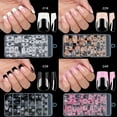 thumbnail image 1 of 48 Pcs Reusable Square Press On Nails Set with Glue Tabs & Box – Natural Look, Easy Wear, for Daily/Party Use, 1 of 8