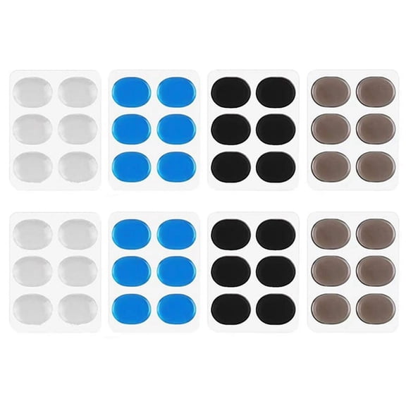 48 Pcs Silicone Drum Damper Pads, Drum Snare Mute Pad Soft Drum Damper Gel Pads for Drums Tone Control