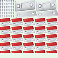 48 Pcs Ultra Thin Catch, Adhesive Door Drawer