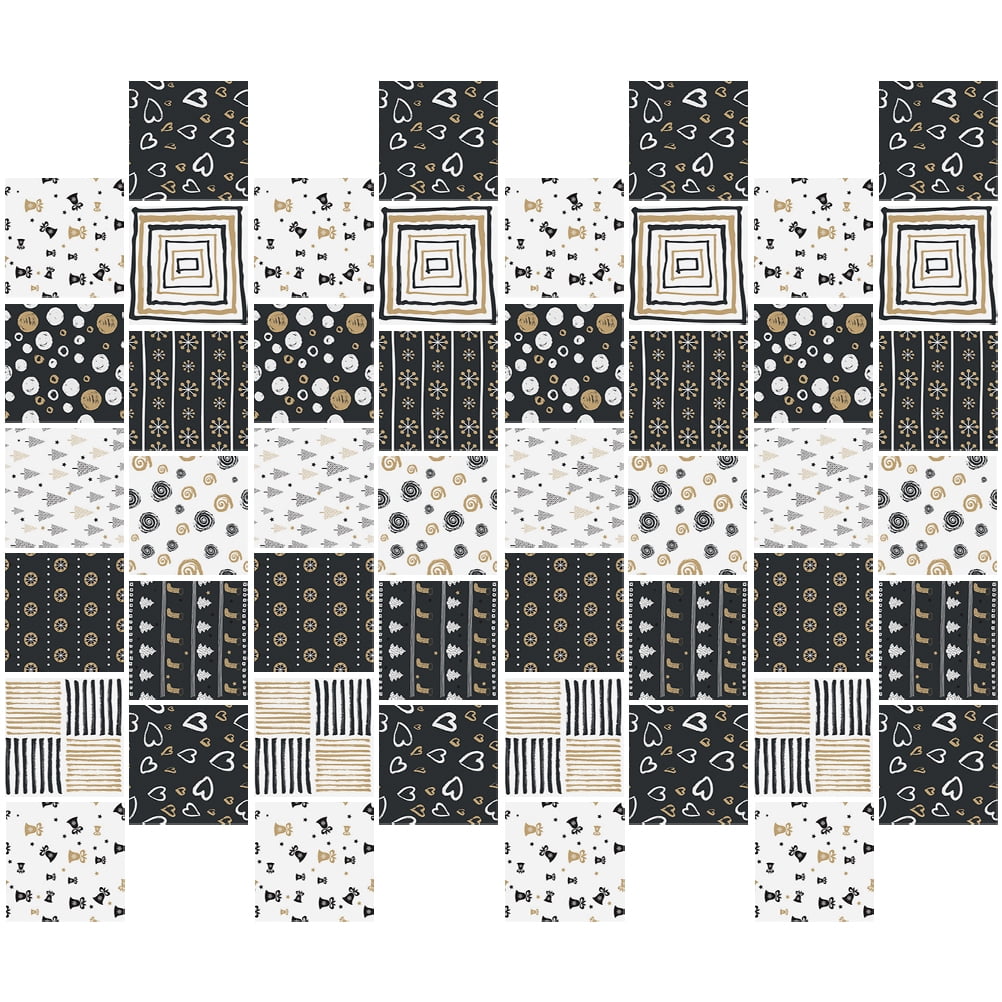 48 Pcs Wall Sticker Tile Decal for Home Paste Decals Stickers Decor