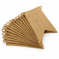Banner Rope Diy 48-Piece 29 Ft Burlap Swallowtail Flag DIY Party Banner Decoration ...