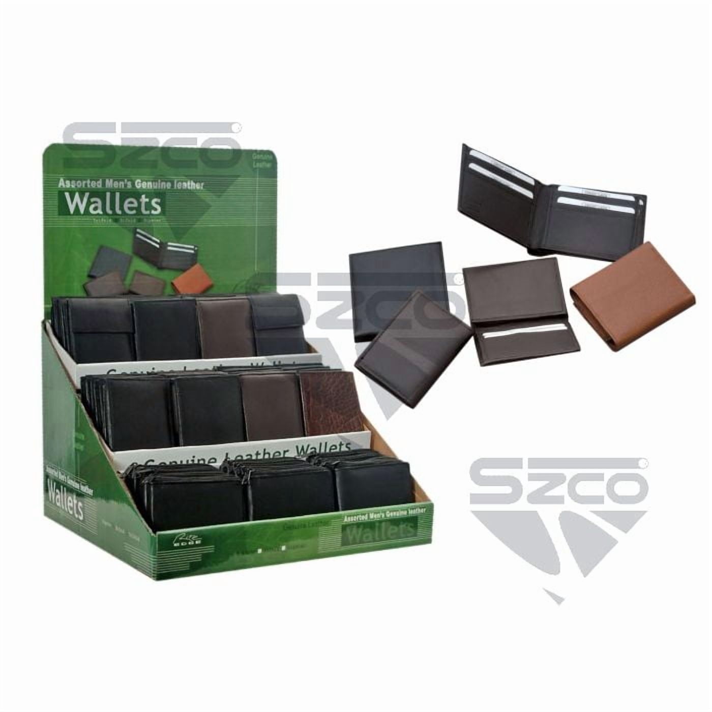 Wallet Assortment SZCO 48 Piece Assorted Men's Wallet Set with 14.5