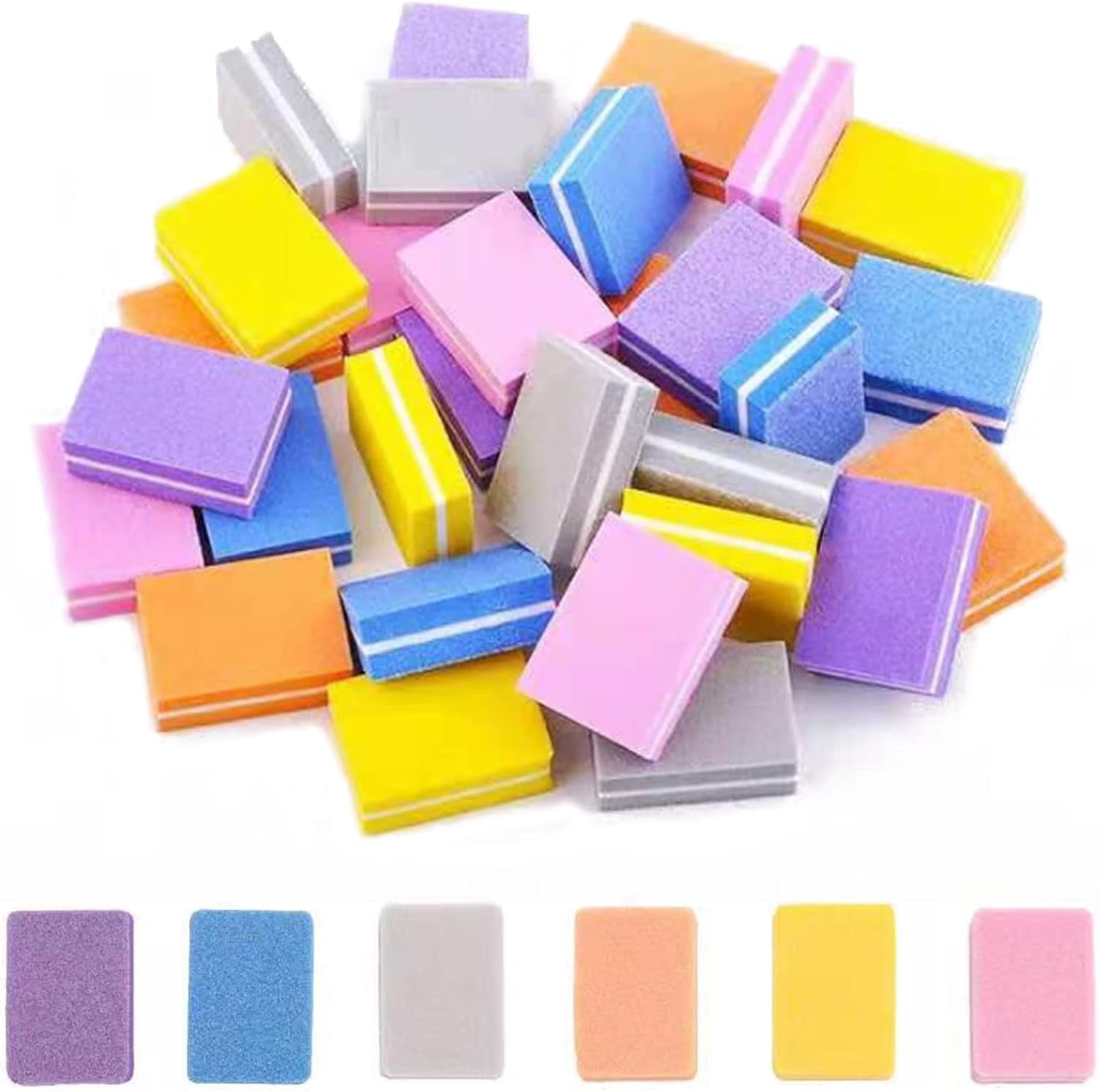 48 Piece Buffer Sanding Blocks Nails Sanding Block Buffer Nail Block