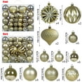thumbnail image 1 of 48-Piece Plastic Christmas Ball Ornament Set, Shatterproof Holiday Decorations, Colorful Tree Baubles for Home Decor,Vsgery, 1 of 7