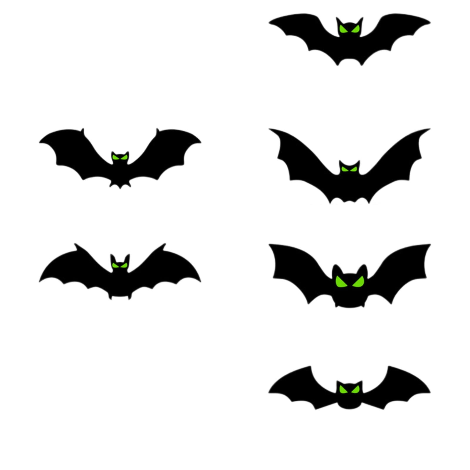 48 Pieces Bats Decoration Supplies For Festival Layout And Wall ...