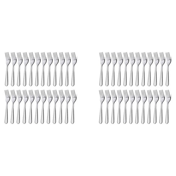 48 Pieces Dinner Forks Set 7.1 Inch Silver Stainless Steel Dinner Forks, Forks Silverware, Forks for Home, Kitchen